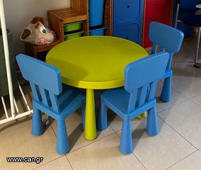 Παιδικό πλαστικό τραπέζι με 4 καρέκλες