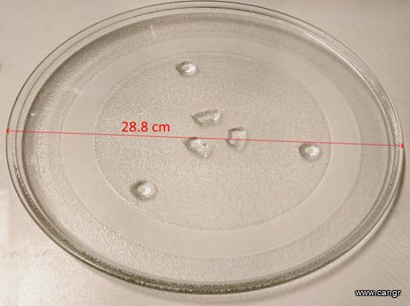 Πιάτο μικροκυμάτων και βάση περιστροφής