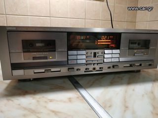 Japan high end top line Yamaha KX-W900 Double Cassette Deck. Με JVC equalizer japan ΔΩΡΟ!