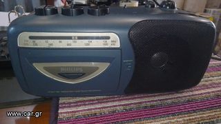 PHILIPS AQ4150 ραδιόφωνο συλλεκτικό σε καλή κατασταση λειτουργικό το ράδιο η κασσέτα θέλει επισκευή VIDEO.