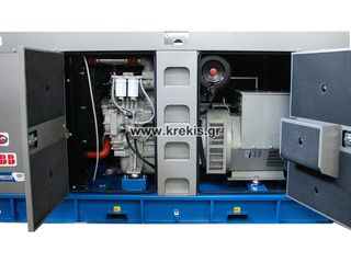 Γεννήτρια Graecus 2025 GD74 Γεννήτρια πετρελαίου τριφασική κλειστού τύπου με βάση-thumb-9