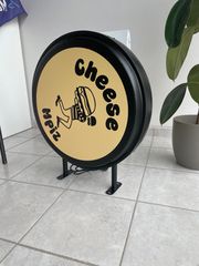 Καινούργια Πινακίδα φωτιζόμενη 2 όψεων 60εκ Στρογγυλή-thumb-14