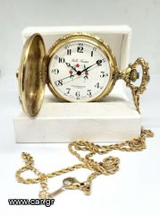 Vintage Belle Luisse 17 Jewels Ελβετικής κατασκευής Ρολόι τσέπης κουρδιστό Α9556 ΤΙΜΗ 175 ΕΥΡΩ