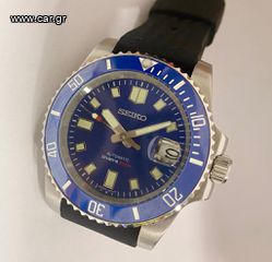SEIKO Mod blue sub αυτοματο-thumb-2