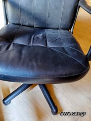 Καρέκλα δέρμα μαρκας igo  διευθυντική δέρμα γραφείου με μοχλό και ροδάκια