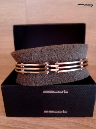 ASCOT Ανδρική χειροπέδα Chrome Stainless Steel