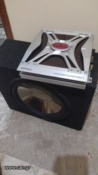 TOXIC 600W AMPLIFIER & SUBWOOFER