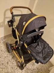 Lorelli Πολυκαρότσι Lora 2 in 1 Luxe Black