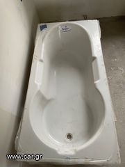 SANITEC VICTORIA Ευθύγραμμη Ακρυλική Μπανιέρα 160x80x60cm