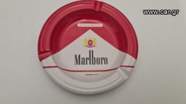 marlboro ashtray metal tin