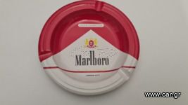 marlboro ashtray metal tin