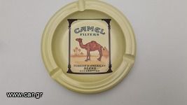 camel ashtray metal tin