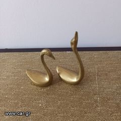 Μπρούτζινοι διακοσμητικοί κύκνοι