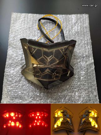 Καινούριο πίσω φανάρι LED με ενσωματωμένα φλάς για KAWASAKI NINJA650 -  Z650 - Z900 2017 2018 2019 2020 2021 2022