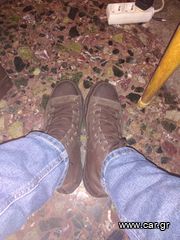 CONVERSE ALL STAR ΔΕΡΜΆΤΙΝΑ ΚΑΦΕ-thumb-3