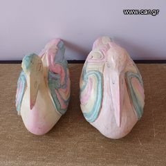 Ξυλόγλυπτες διακοσμητικές πάπιες-thumb-2