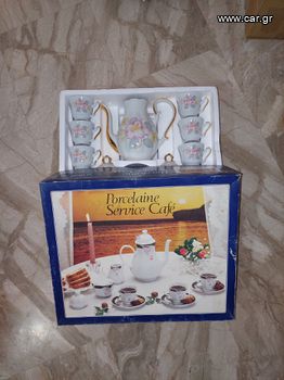 PORCELAINE SERVICE CAFE - SET 15 PIECES