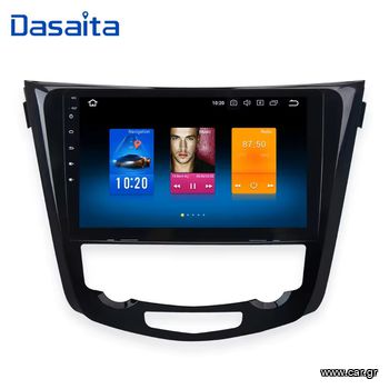 Dasaita 10.2" Android 8.0 Car GPS Radio Player for Nissan X-Trail Qashqail 2014 -2017 Octa Core 4GB+32GB CB008 SM001