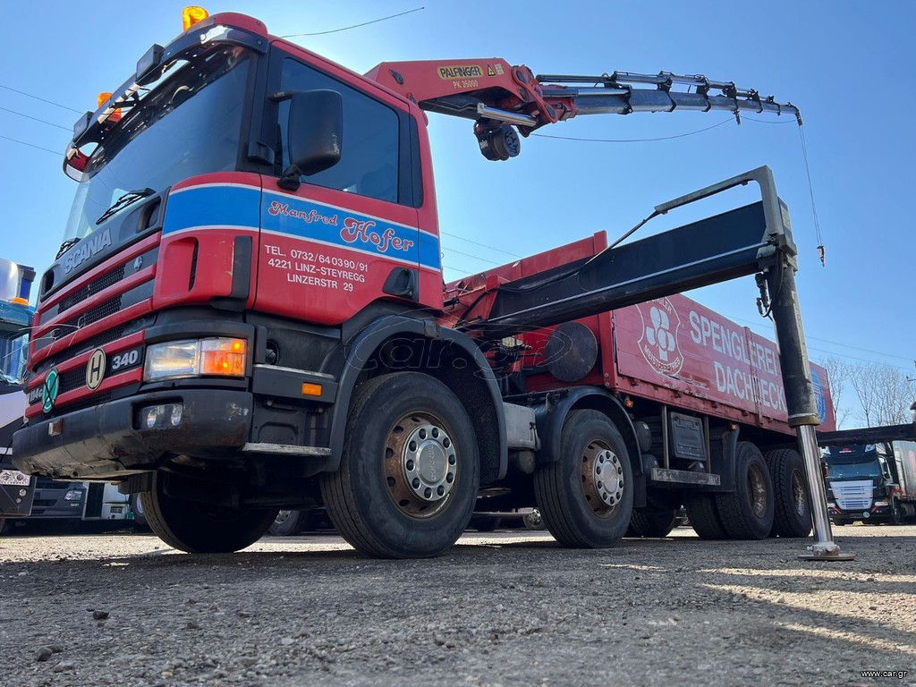 Γερανοί - Φορτηγά Με Γερανό Scania 2000 114G 340 8x4 46.000km