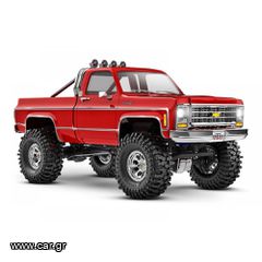 Off-Road Traxxas 2024 TRX-4M Chevy K10 4x4 lifted red 1/18 Crawler RTR Brushed with battery and USB charger