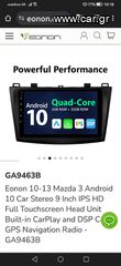 Οθόνη Android MAZDA 3 EONON GA9563B