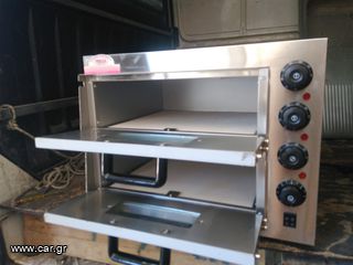 ΦΟΥΡΝΟΣ ΠΙΤΣΑΣ ΔΙΠΛΟΣ ΗΛΕΚΤΡΙΚΟΣ ΑΠΟ STOCK ΔΙΑΣΤΑΣΕΩΝ 56Χ57Χ44