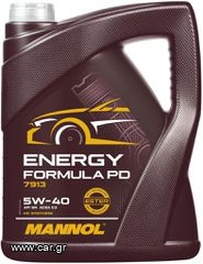 Λάδι κινητήρα MANNOL Energy Formula PD 5W-40, 5 λίτρα