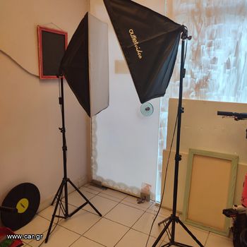 Softbox 22.000 lumens σετ των 2 σε άριστη κατάσταση