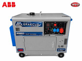 Γεννήτρια Graecus 2026 GD5800 Mini Super Αθόρυβη πετρελαιοκίνητη γεννήτρια 5.8 kW