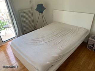 Κρεβάτι Διπλό ΙΚΕΑ Μαζί Με Στρώμα