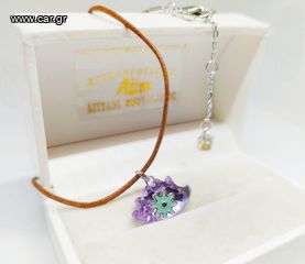 Swarovski κολιέ με κρύσταλλο σε σχήμα σκατζόχοιρου (Ε) Α9526 ΤΙΜΗ 55 ΕΥΡΩ