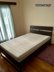 Διπλό κρεβάτι και στρώμα IKEA