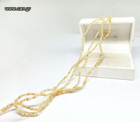 Vintage made in Japan μαργαριταρένιο κολιέ 2 σειρών Α9516 ΤΙΜΗ 55 ΕΥΡΩ