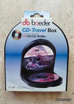 CD Travel Box Boeder (για 10 Cds)