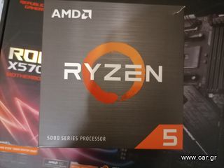 AMD Ryzen 5 5600X 3.7GHz Επεξεργαστής 6 Πυρήνων για Socket AM4 σε Κουτί με Ψύκτρα