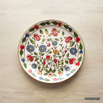 Διακοσμητικό Πιάτο Τοίχου Hand Made by Dakas Ceramic Rhodes