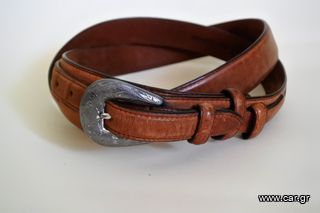 ΖΩΝΗ WESTERN /REAL LEATHER/MADE IN USA