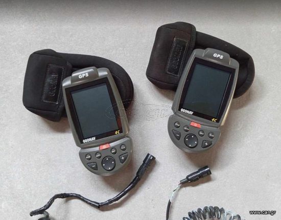 2X GPS ΦΟΡΗΤΑ GEONAV 4C  ΜΕ ΧΑΡΤΕΣ