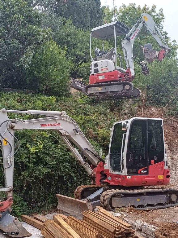 Εκσκαφέας Με Ερπύστριες Takeuchi 2025 TB217R