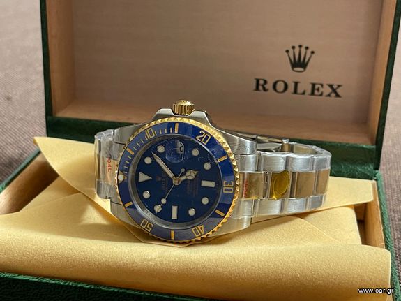 Rolex submariner two tone αντίγραφο