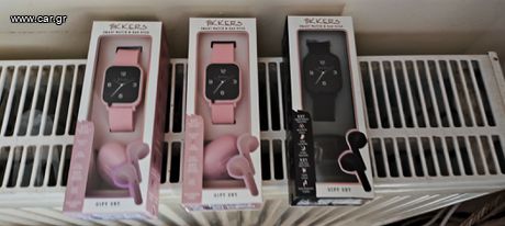 TIKKERS Παιδικό Smartwatch Σετ Με Ασύρματα Ακουστικά TKS10-0002 NEW