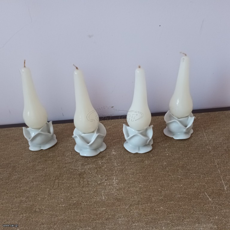Porcelain apilco κηροπήγια
