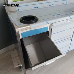 Πόστο καφέ 240*70*87/97 cm, με ψυγείο κατάψυξη ΙΝΟΜΑΚ (2 συρτάρια & 1 πόρτα), αμπάρι, τρύπα ακαθάρτων & 1 γούρνα Φ35 εκ. Ειδικές κατασκευές STOCKINOX -ΖΗΤΗΣΤΕ ΜΑΣ ΠΡΟΣΦΟΡΑ!-thumb-15