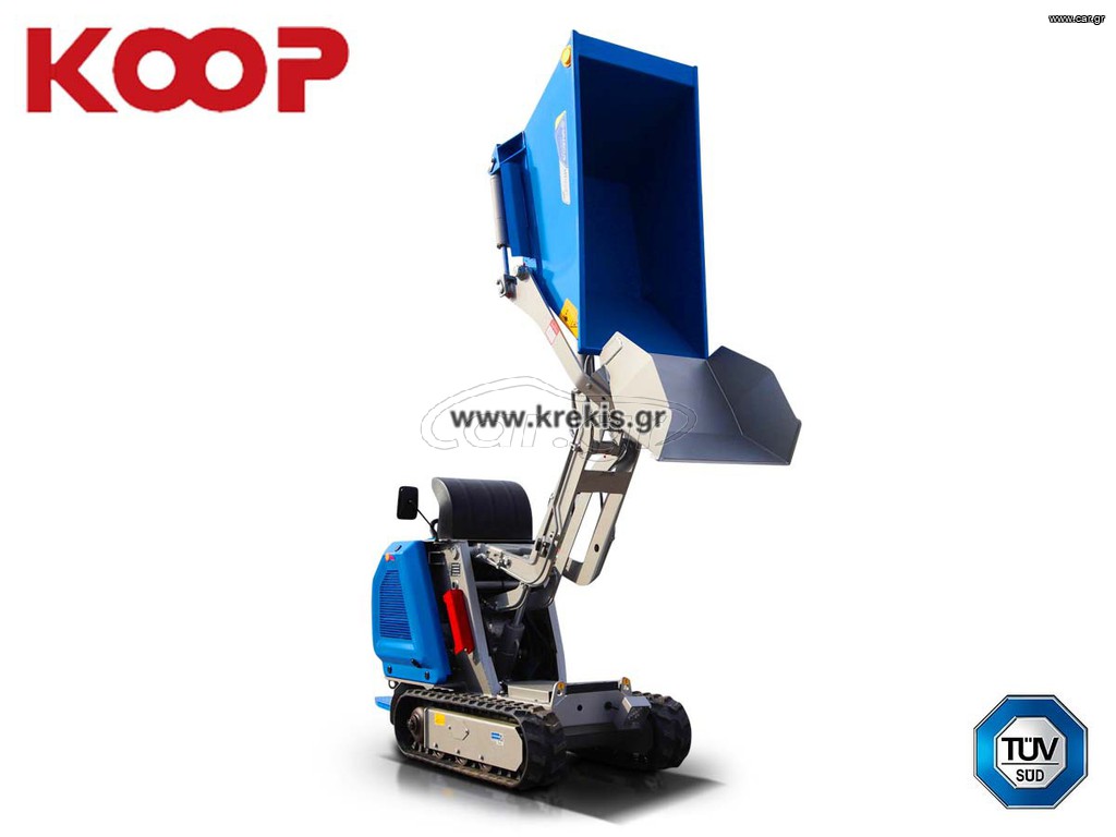 Ντάμπερ - Dumper Graecus 2025 HT800FL Ντάμπερ Diesel, υδροστατικό με φορτωτή