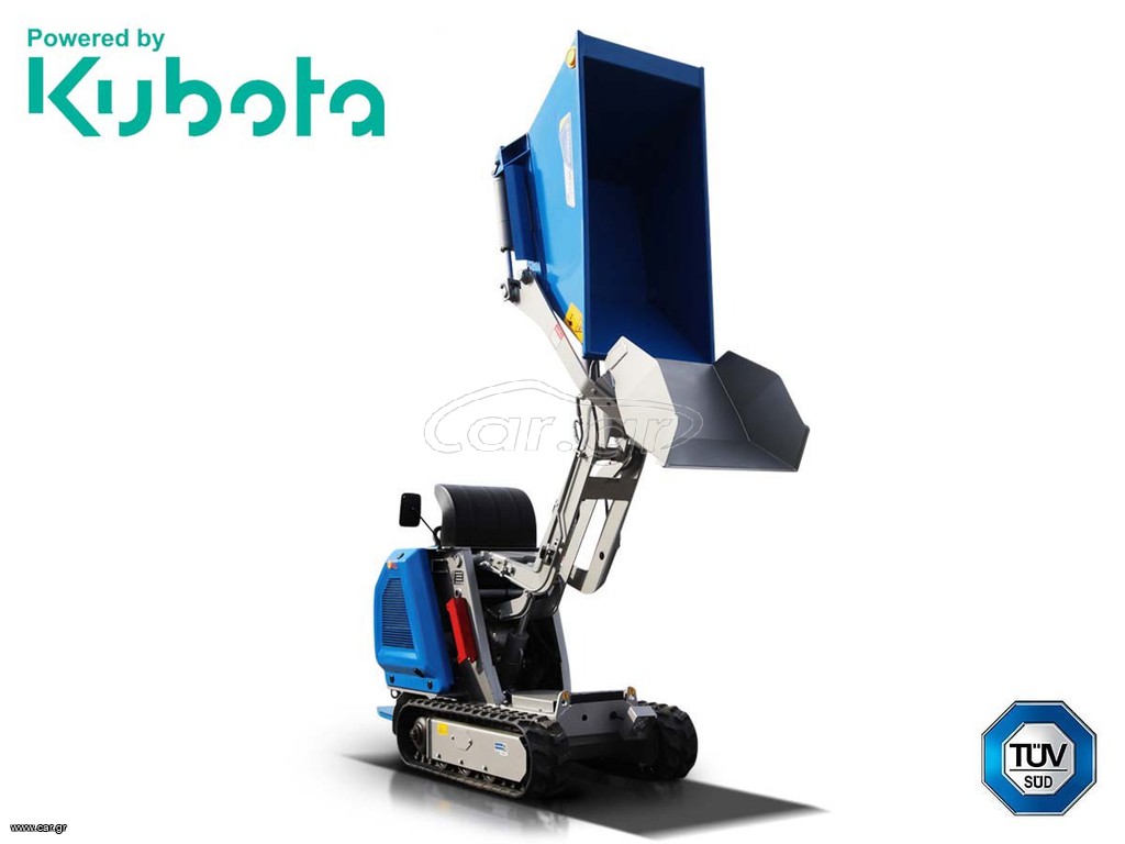 Ντάμπερ - Dumper Graecus 2025 HT800FL-PRO Ντάμπερ Diesel Kubota, υδροστατικό με φορτωτή
