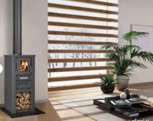 Σόμπα ξύλου 6.5 κw χαλύβδινη Pro-termo LAVA basic glass