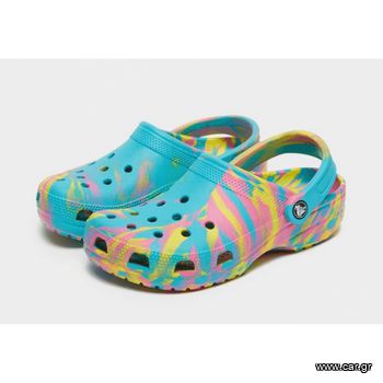 CROCS CLOGS MARBLED ΠΑΙΔΙΚΑ DIGITAL AQUA