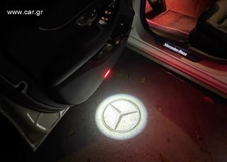 2X Car LED Door Light Projectors Logo Puddle Courtesy Nanoglass Kit For Mercedes Benz Class---Ultra Bright Kit That image NEVER FADE!!