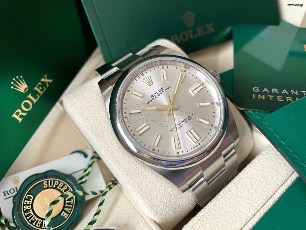 Rolex Replica Oyster Perpetual 41mm Silver
