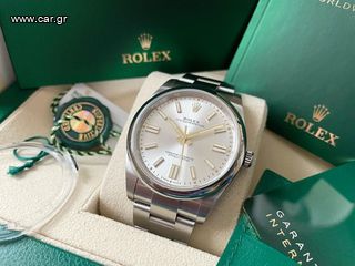 Rolex Replica Oyster Perpetual 41mm Silver-thumb-3